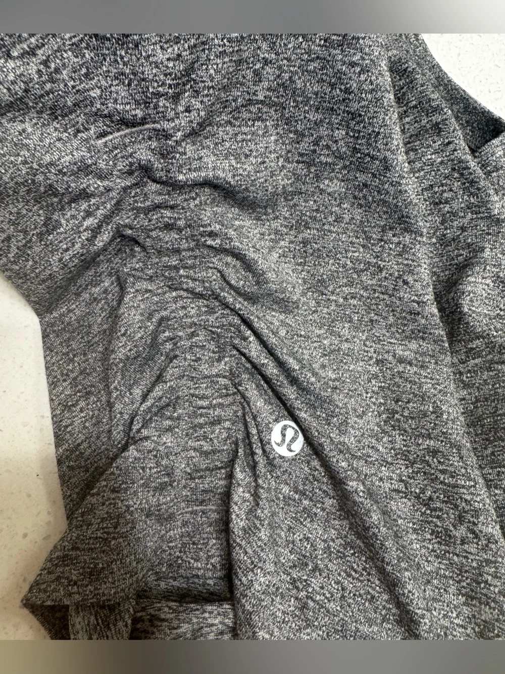 lululemon athletica Gray Sleeveless Side-Tie Tank
